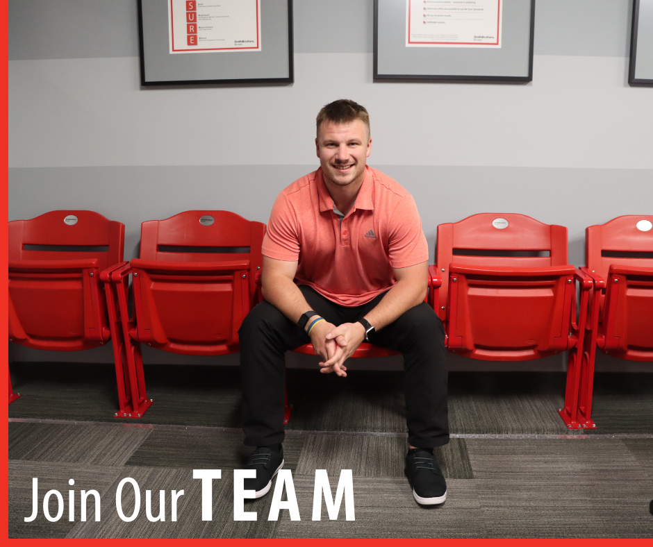 Tyler D'Errico, employee at Smith Brothers Insurance sharing a career testimonial